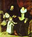 Cornelis de Vos. Portrait of the Artist with his Family.