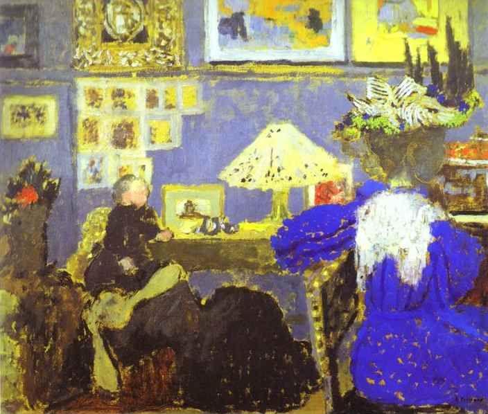 Edouard Vuillard. Lady in Blue/La Dame en bleu.