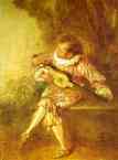 Jean-Antoine Watteau. The Serenader.