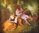 Jean-Antoine Watteau. La Gamme d'Amour.