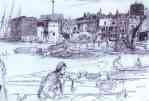 James Abbott McNeill Whistler. Black Lion Wharf.