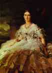 Franz Xaver Winterhalter. Portrait of Princess Tatyana Alexanrovna Yusupova.