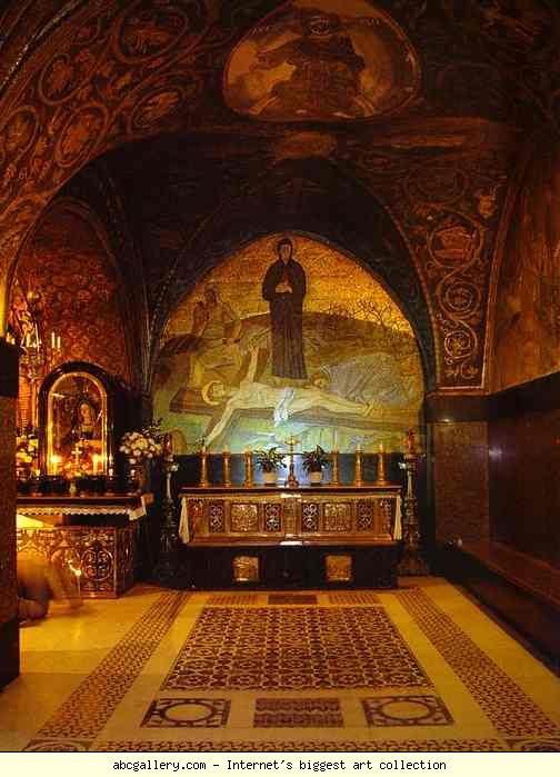 Jerusalem. The Holy Sepalchre. Altar of the Nails of the Holy Cross.