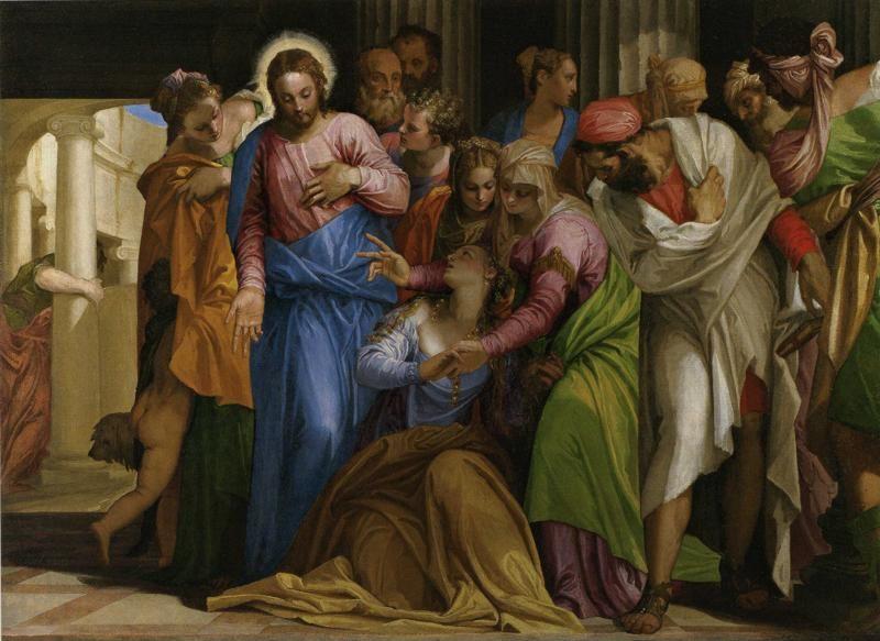 Paolo Veronese. Christ Healing a Woman with an Issue of Blood.