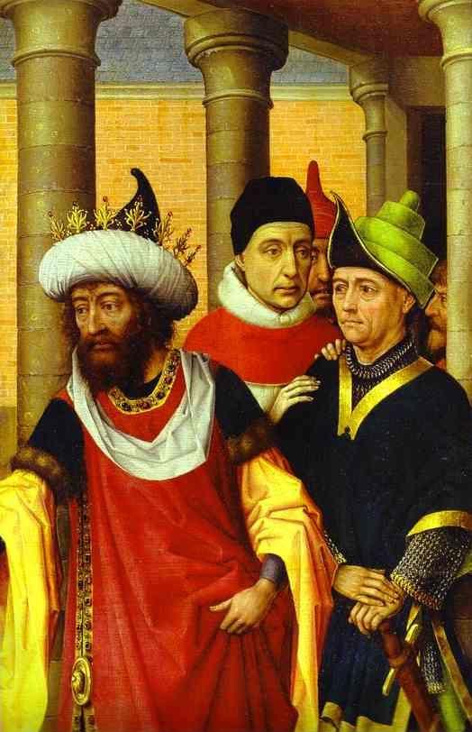 Rogier van der Weyden. Group of Men.