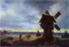 Ivan Aivazovsky. Windmill on the Sea Coast.