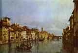 Bernardo Bellotto. Arno in Florence.