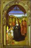 Dieric Bouts the Elder. The Adoration of the Angels.