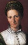 Agnolo Bronzino. Lady in Green. Detail.