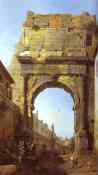 Canaletto. Rome: The Arch of Titus.