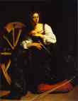 Caravaggio. St. Catherine of Alexandria.