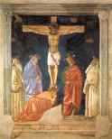 Andrea del Castagno. Crucifixion and Saints.