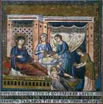 Pietro Cavallini. Nativity of the Virgin.