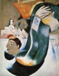 Marc Chagall. The Holy Coachman (Le saint voiturier).