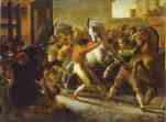 Jean Louis André Théodore Géricault. Horse Races in Rome.