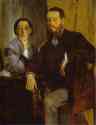 Edgar Degas. Portrait of Monsieur and Madame Edmondo Morbilli.