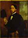 Edgar Degas. Self-Portrait.