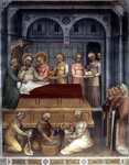 Giusto de' Menabuoi. The Birth of John the Baptist.