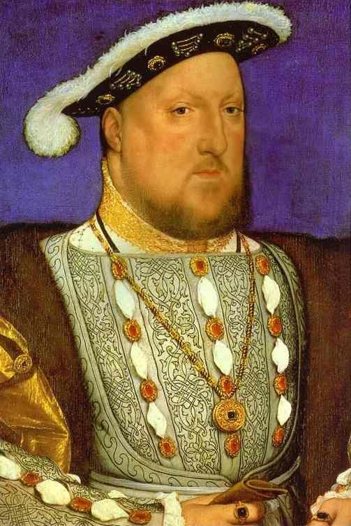 Hans Holbein. Portrait of Henry VIII.