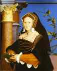 Hans Holbein. Portrait of Lady Guildford.