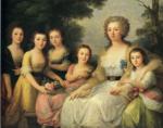 Angelica Kauffman. Portrait of Countess A. S. Protasova with Her Nieces.