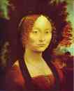 Leonardo da Vinci. Portrait of Ginevra de'Benci.