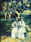 Kazimir Malevich. Two Women in a Garden.