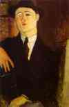 Amedeo Modigliani. Portrait of the Art Dealer
 Paul Guillaume.