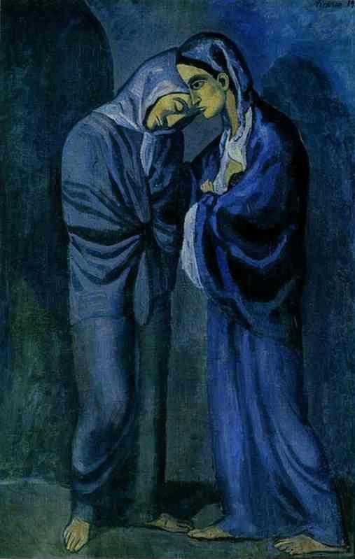 Pablo Picasso. The Visit (Two Sisters).