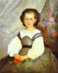 Pierre-Auguste Renoir. Little Miss Romaine
 Lacaux.