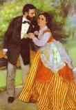 Pierre-Auguste Renoir. Alfred
 Sisley and His Wife.