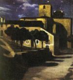 Diego Rivera. Night Scene in Avila.