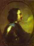 Johann Gottfried Tannauer. Portrait of Peter  the Great.