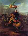 Johann Gottfried Tannauer. Peter the Great  During the Battle of Poltava.