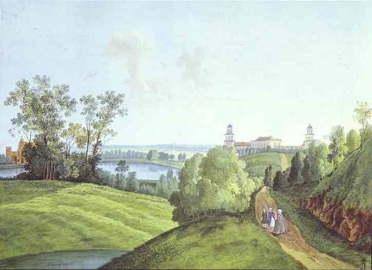 Semion Shchedrin. View of the Farmyard in the Tsarskoye Selo.
