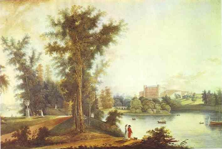 Semion Shchedrin. View on the Gatchina Palace from Long Island.