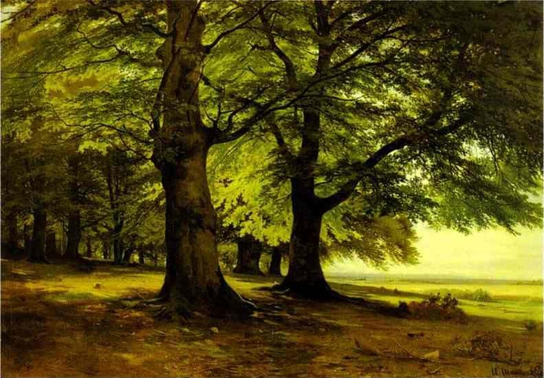 Ivan Shishkin. The Teutoburg Forest.