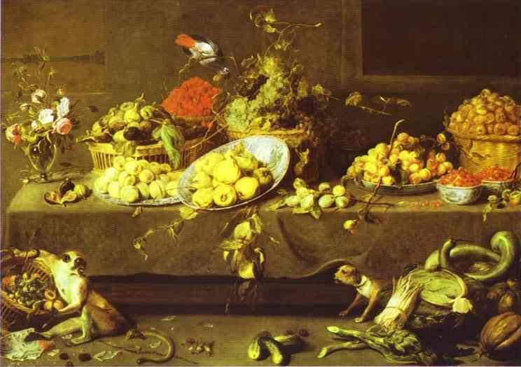 Frans Snyders. Flowers, Fruits and Vegetables.