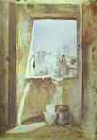 Pavel Tchistyakov. Window on Staircase to the Artist's Studio in Rome.