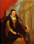 Anthony van Dyck. Portrait of Isabella Brant.