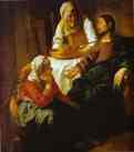 Jan Vermeer. Christ in the House of Mary and Martha.