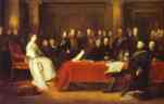 Sir David Wilkie. The First Council of Queen Victoria.